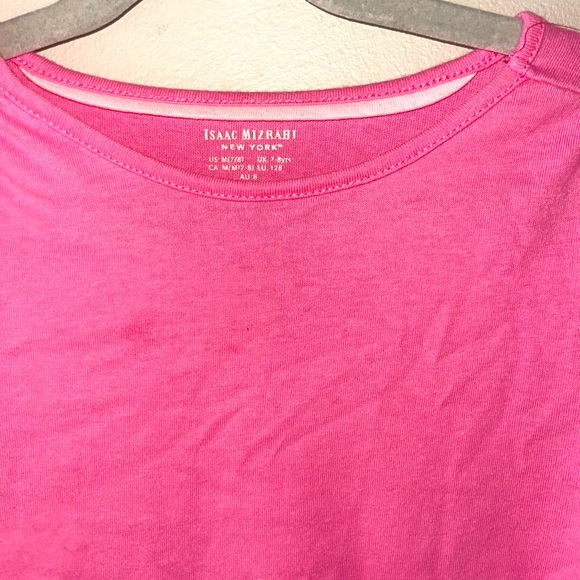 Isaac Mizrahi, little girls long sleeve pink top size 7-8 - Picture 3 of 3